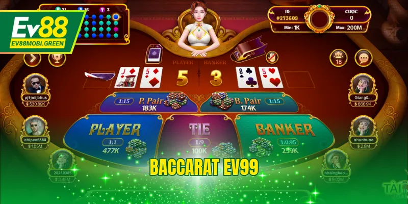 Baccarat EV88 - Siêu Phẩm Game Bài Hấp Dẫn Hàng Đầu 2025