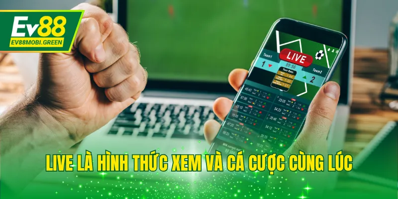 Live là hình thức xem và cá cược cùng lúc